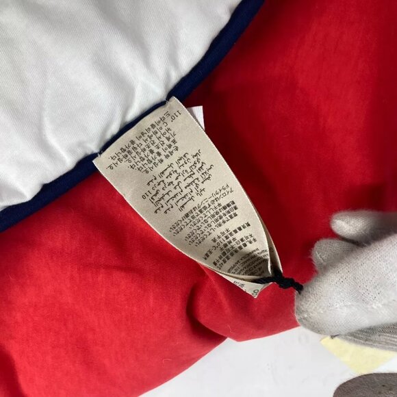 GUCCI 681367 Interior Throw Baby Blanket White/Red x navy x green Unused - Picture 2 of 9